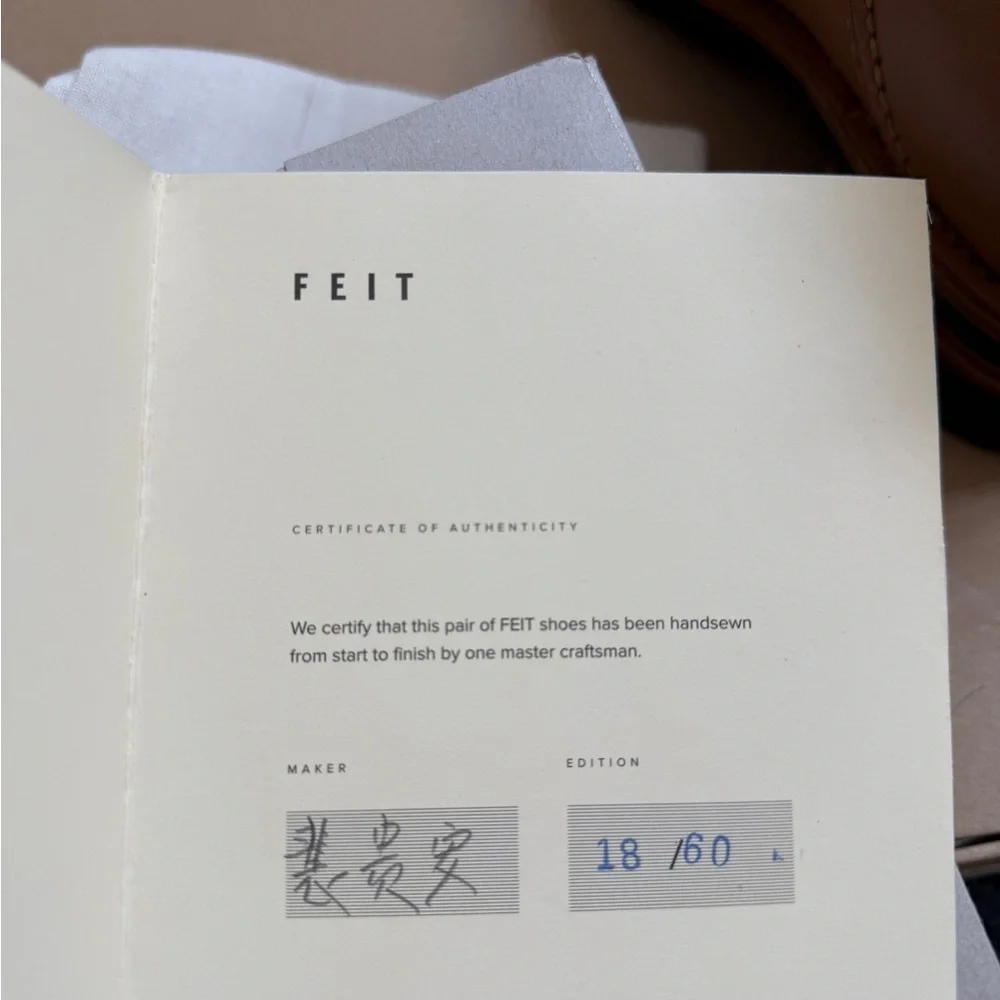 FEIT Shearling Boot Limited Addition Men’s Leather Tan Boots